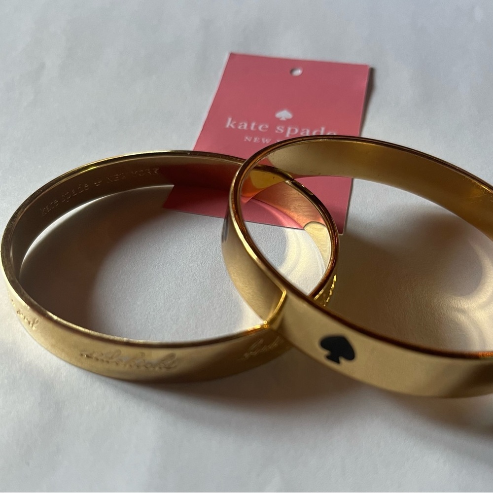 ♠️2 Kate Spade Bangle Bracelets ♠️ Best Friend Ever kate spade jewelry - Picture 3 of 10
